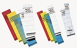 Rückenschild 10er breit weiß 1 VE=10 Stück, für Ordner