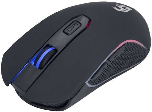 Maus GEMBIRD Gaming Firebolt beleuchtet RGB schnurlos 6-Tasten Maus für Rechts- und Linkshänder