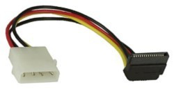 Stromversorgungs-Adapter 13,3 cm auf S-ATA 15cm gewinkelt SATA