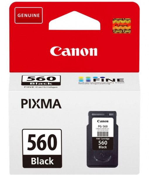 Tinte Canon PG-560 schwarz Original 7.5ml, für ca. 180 Seiten, oem 3713C001