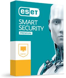 ESET Smart Security Permium für 2 Geräte Lizenz für 1 Jahr, Passwortmanager & Datenverschlüsselung