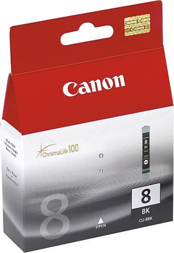 Tinte Canon CLI-8bk schwarz für PIXMA iP4200/iP5200 für ca. 5220 Seiten oder 1305 Fotoprints*, oem 620B001