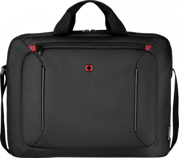 Tasche für 40,6 cm (16'') Notebooks Wenger Schwarz inkl. Schulterriemen und Trolleyband