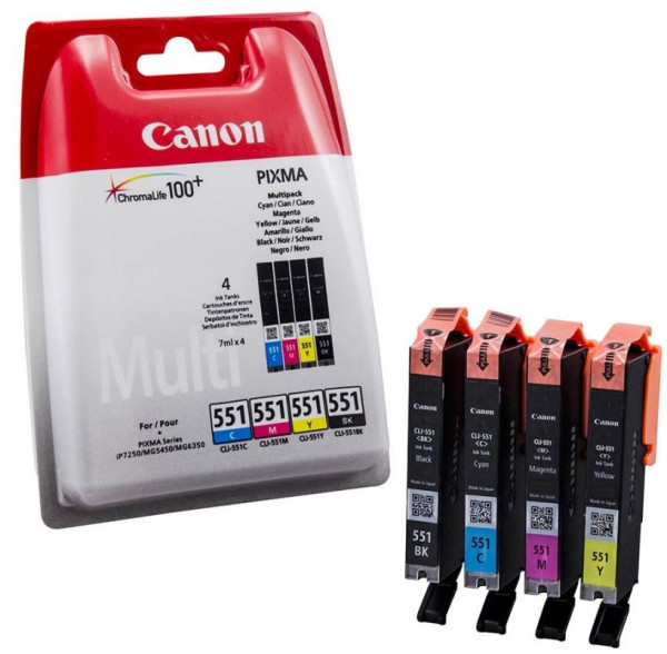 Tinte Canon CLI-551 4er Multipack Original
