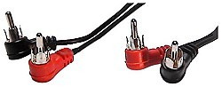 Audiokabel  1.2m 2CS-2CS gewinkelt 2x Cinch-Stecker gewinkelt, stereo