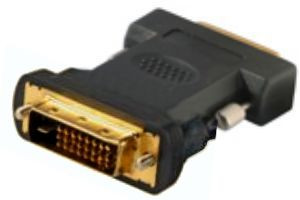 DVI-D-Adapter-Stecken an VGA-D-SUB-Buchse vergoldet DVI-D 24+1Stecker an 15polige VGA Buchse