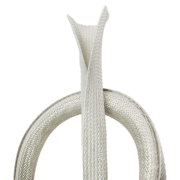 Kabelschlauch mit Klettverschluß Ø 32mm, 1.8m, Grau Kabelbündeldurchmesser bis zu 32 mm