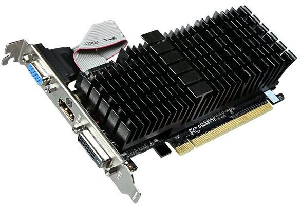 VGA PCI-Express GT710 2 GB passiv PCIex 2.0 x8, VGA, DVI, HDMI, 64-bit