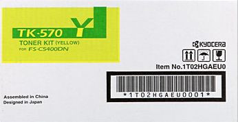 Toner Kyocera TK-570Y yellow für FS-C5400DN Original Restposten, Abverkauf