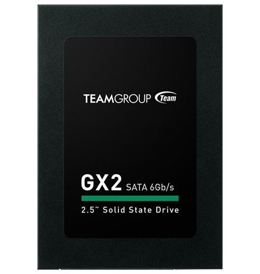 Solid State Disc SSD 6,4 cm   2TB Team GX2 480 TBW, SATA 6 Gbit/s, 550 MB/s lesen, 500 MB/s schreiben
