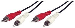 Audiokabel  2m 2CS-2CS stereo 2x Cinch-Stecker - 2x Cinch-Stecker