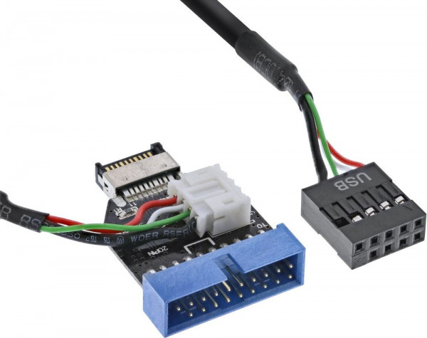 USB-Adapter 3.1 zu 3.0 intern zum internen Anschluß von USB 3.0 Geräten