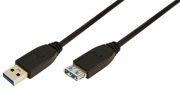 USB-Verlängerung 3.0 A-A S-B 3m Stecker an Buchse, oem 35630