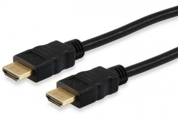 Monitor-Kabel HDMI-HDMI S-S  1.8m schwarz EQUIP 2x HDMI-Stecker Typ A, 4K60Hz HDR, goldbeschichtet