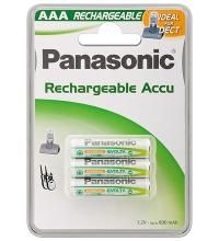 Akku R3 AAA 3er Pack  750 mAh Panasonic Blister (** Micro, Ready to Use DECT, oem P03P/3BC800