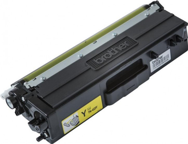 Toner Brother TN-423Y Jumbo Gelb Original für ca. 4.000 Seiten bei 5% Deckung