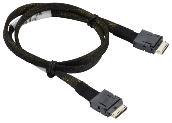 Festplattenkabel OCuLink an OCuLink für SSDs 65cm Data Active Kabel 50 cm, 2x SFF-8611 4i