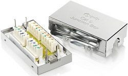 KAT6e-Installationsverbinder geschirmt LSA+ Anschlußtechnik, Junction Box, Verbindungsmodul Cat.6