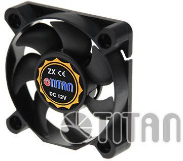 Lüfter  50x50x10mmTitan für VGA-Karten, 12V, TFD-5010M12Z, 3pol Molexanschluss