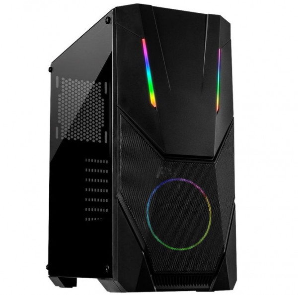 Gehäuse Midi-Tower IT-3303 Gaming ohne Netzteil, oem 88881340, kein DVD-Laufwerk möglich