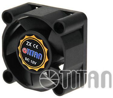 Lüfter  40x40x20mm Titan 3polig Molex, 12V, TFD-4020M12Z, z-axis gelager
