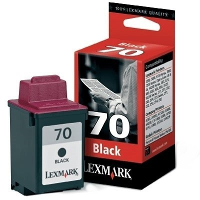 Tinte Lexmark 12AX970E für Z11 black No. 70 Original biesher 12AX1970, Restposten-Abverkauf
