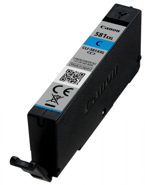 Tinte Canon CLI-581xxl C Cyan Original 11.7 ml Blau, für ca. 830 Seiten