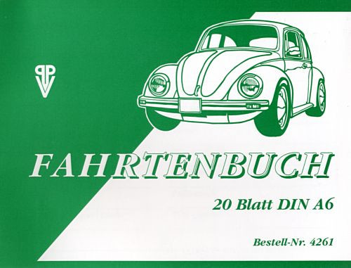 Fahrtenbuch A6 Penig 4261 20 Blatt