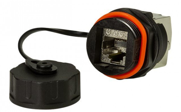 Keystone Buchse Cat.6A für Industriebereich  Logilink für STP-Kabel