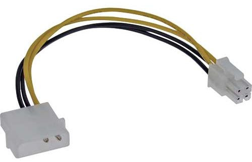 Stromversorgungs-Adapter 4polig an 4polig Mainboard ca. 20 cm, oem 26632