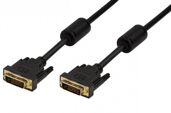 VGA-Kabel DVI-D (24+1) 2m S-S Logilink Stecker an Stecker