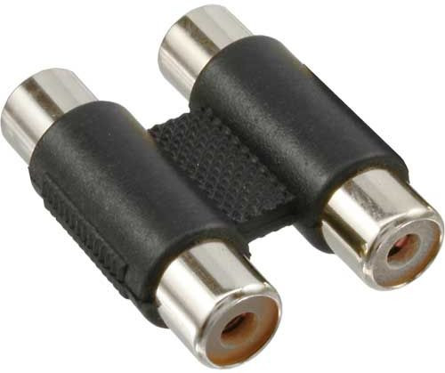 Audio-Adapter 2CB-2CB 2x Cinchbuchse an 2x Cinchbuchse