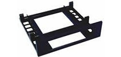 Einbaurahmen für 8,9 cm FD schwarz Floppy-Rahmen
