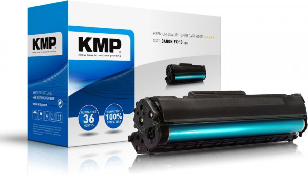 Toner Canon FX-10 kompatibel KMP 130g, black, für L100, MF4120 etc.