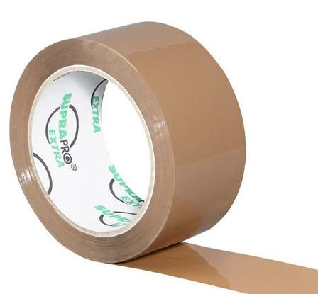 Klebeband 50mm*66m Braun GA SupraPro Extra geräuscharme Abwicklung, Polypropylen (PP), 58 µm