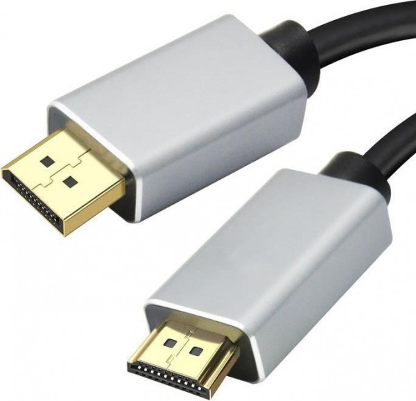 Monitor-Kabel DP-HDMI S-S 2m Helos TPE ULTRA HD 4K Adapter-Kabel, Konverter-Kabel, DisplayPort 1.1