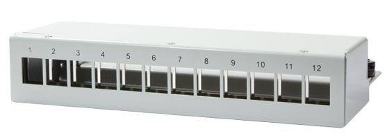 Keystone Panel Desktop/Surface Mount 12er Logilink für 12 Keystone Module
