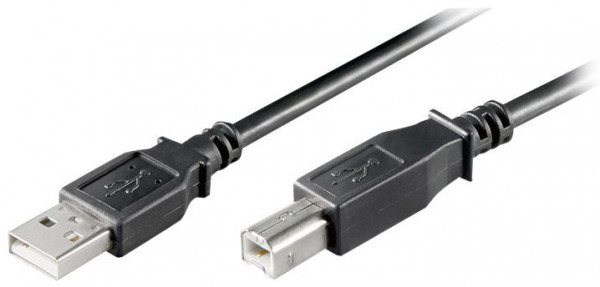 USB-Kabel 2.0 A-B 0.5m Druckerkabel A-Stecker an B-Stecker