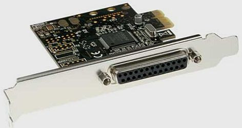 PCIe LPT Schnittstelle 1fach 25-polig Inline 76625C PCI-Express, 1x DB25 Parallel Port