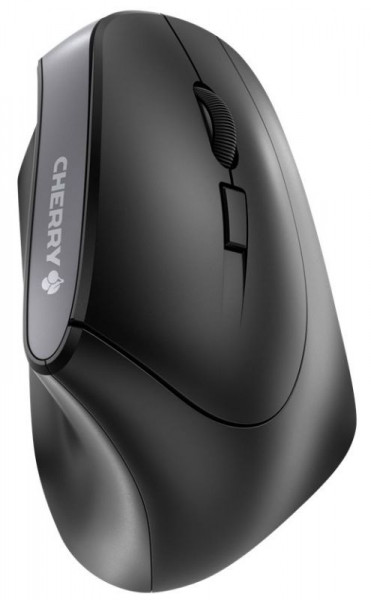 Maus Cherry MW4500 wireless/schnurlos Vertikal-Maus drahtlose 6-Tasten-Maus für Rechtshänder, ergonomisch