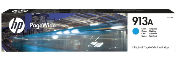Toner HP 913A Cyan Pagewide für ca. 3.000 Seiten bei 5% Deckung