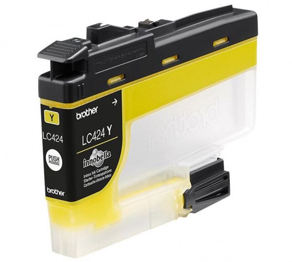 Tinte Brother LC-424Y Yellow Original für ca. 750 bei 5% Deckung
