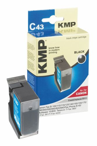 Tinte Canon BX3 (auch BX2 kompatibel) KMP 27 ml, black