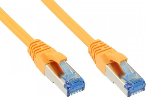 TP-Kabel  3m Gelb Cat. 6A, S/FTP (PiMF)-Schirmung bis 10 Gigabit, 500 MHz Patchkabel, allerhöchster Qualität