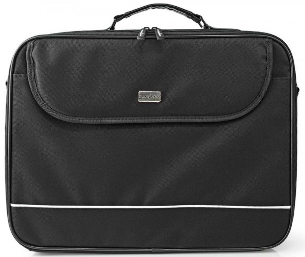 Tasche für 39,6 cm (15,6') Notebooks Nedis Schwarz weiches Innenfutter, verstellbaren Schultergurt