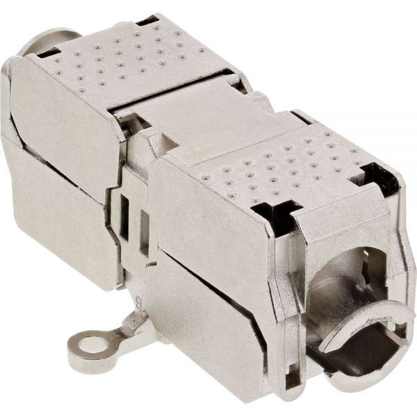 KAT6eA-Installationsverbinder geschirmt LSA-Anschlußtechnik, Verbindungsmodul Cat.6A, bis 600MHz