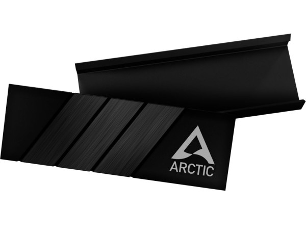 Kühlkörper für m.2 SSDs Arctic M2 Pro Black für M.2 NVMe SSDs, aus Aluminium, Wärmepad