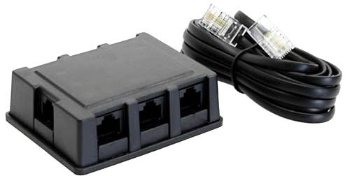 ISDN-Adapter 6* Buchse inkl. 3m Anschlußkabel terminiert, mit Widerstand