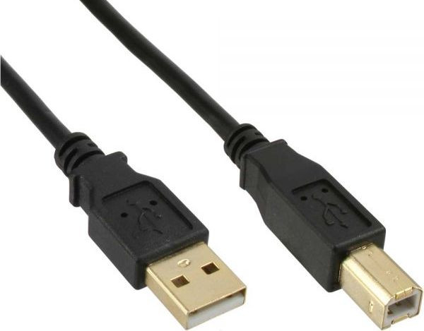USB-Kabel 2.0 A-B 0.8m Druckerkabel VALUE A-Stecker an B-Stecker