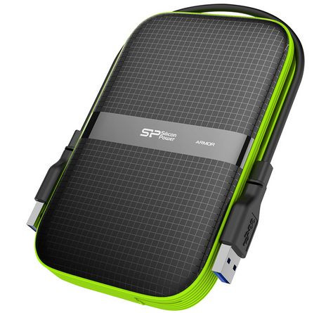Festplatte 5 TB 6,4cm extern USB 3.0 Silicon Power stoßfest, wasserfest, staubsicher, deformationsbeständig